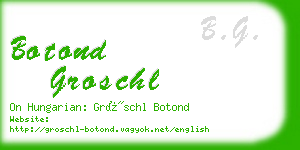 botond groschl business card